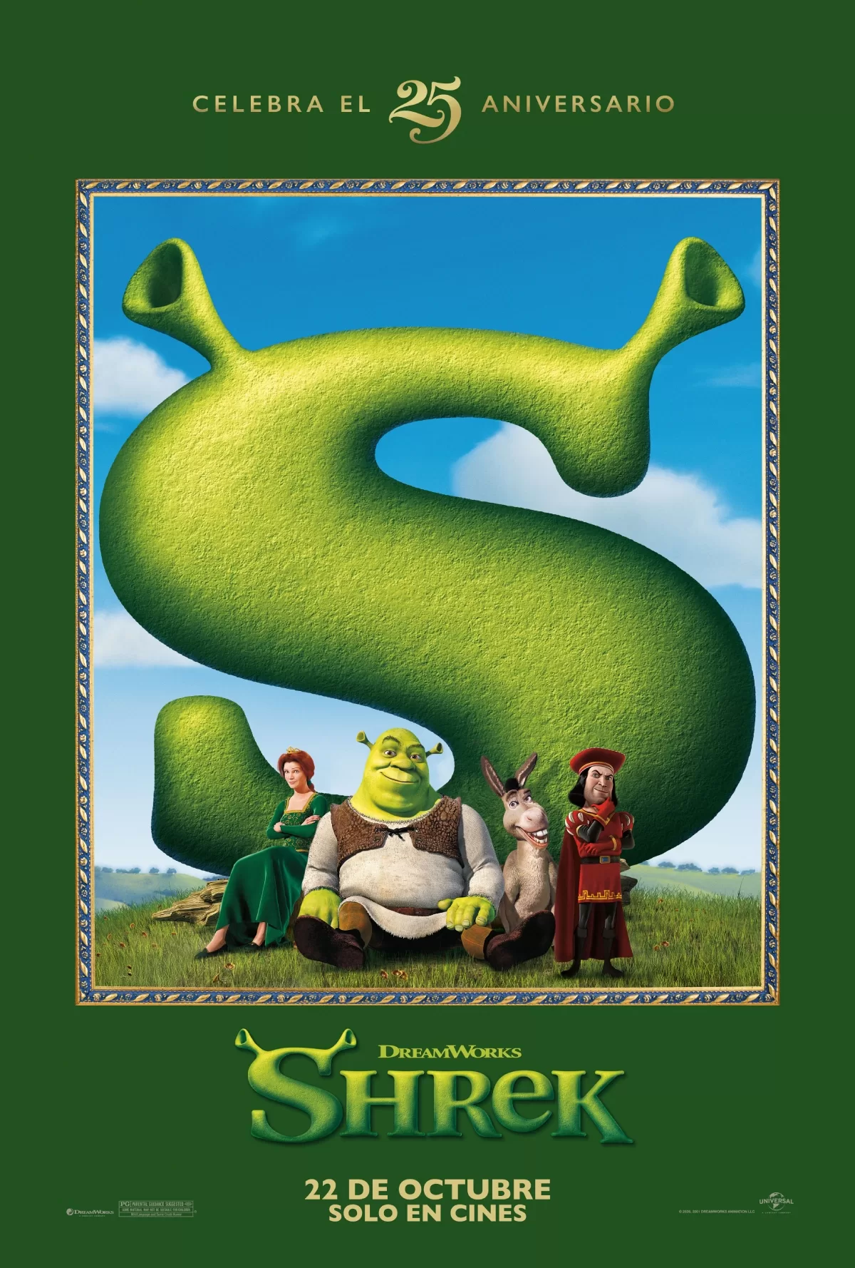 Shrek regresa a los cines de Chile para celebrar 25 años del ogro