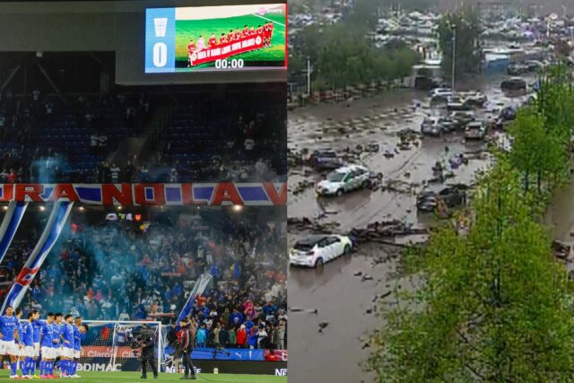 Aluvión en Las Condes pone en alerta al Claro Arena y deja en vilo el duelo de la UC