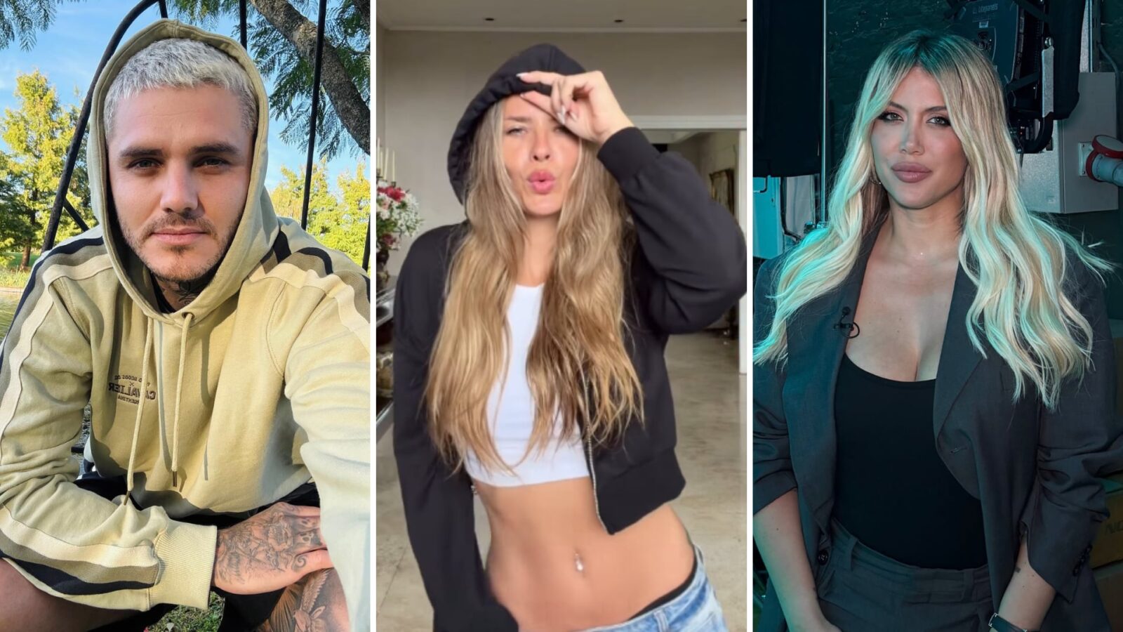 La China Suárez celebra el fin del matrimonio de Icardi y Wanda Nara