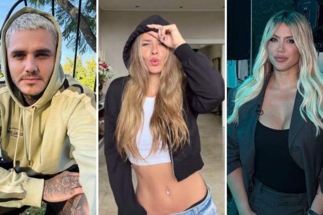 La China Suárez celebra el fin del matrimonio de Icardi y Wanda Nara