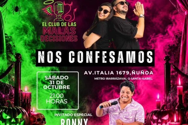 Show de Stand up-El club de las malas desiciones- Sabado 31 Octubre 21 hrs