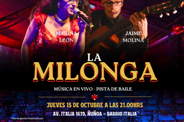 Milonga Jueves 15 Octubre 21hrs