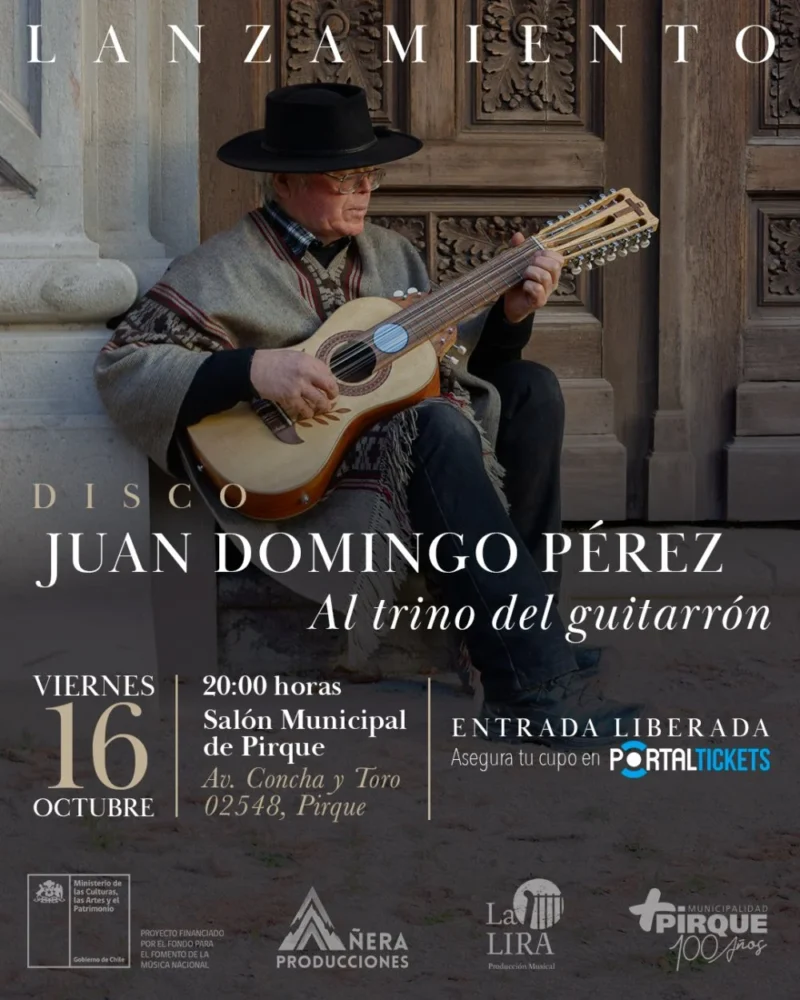 Juan Domingo Pérez: Lanzamiento Disco: al Trino del Guitarrón