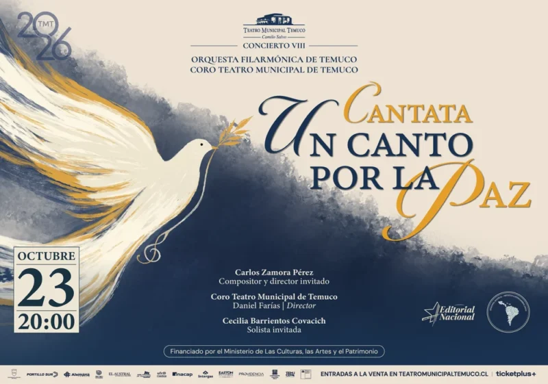 Concierto VIII Orquesta Filarmónica de Temuco: Un Canto por la Paz