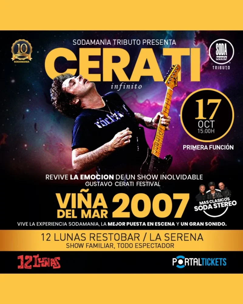 Sodamanía Cerati Infinito