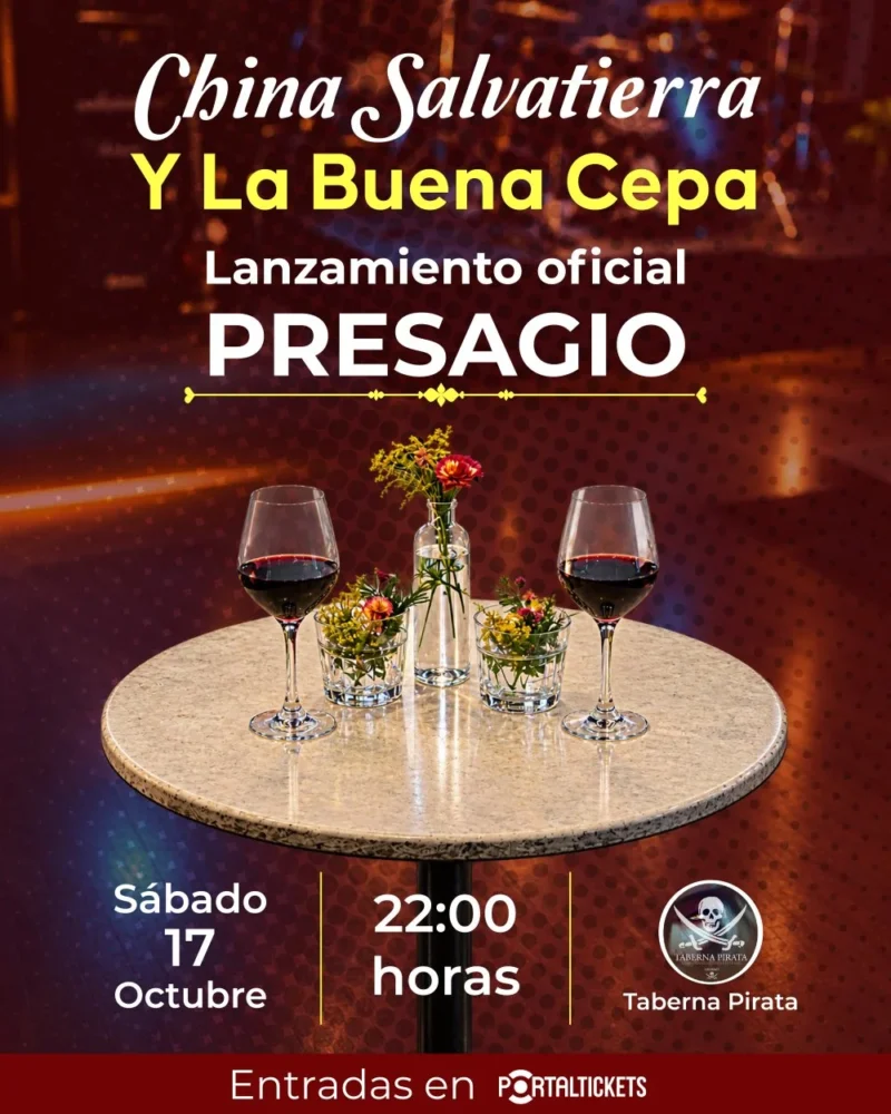 China Salvatierra y la Buena Cepa: Lanzamiento Oficial Presagio