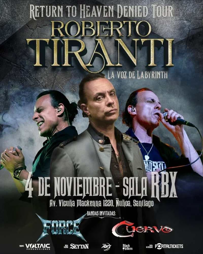 Roberto Tiranti – Return To Heaven Denied Tour