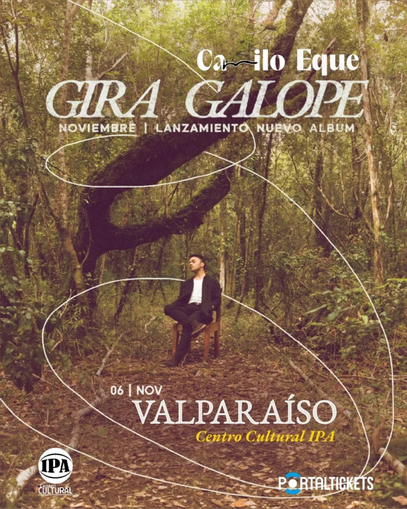 Camilo Eque Lanza Galope en Centro Cultural Ipa, Valparaíso
