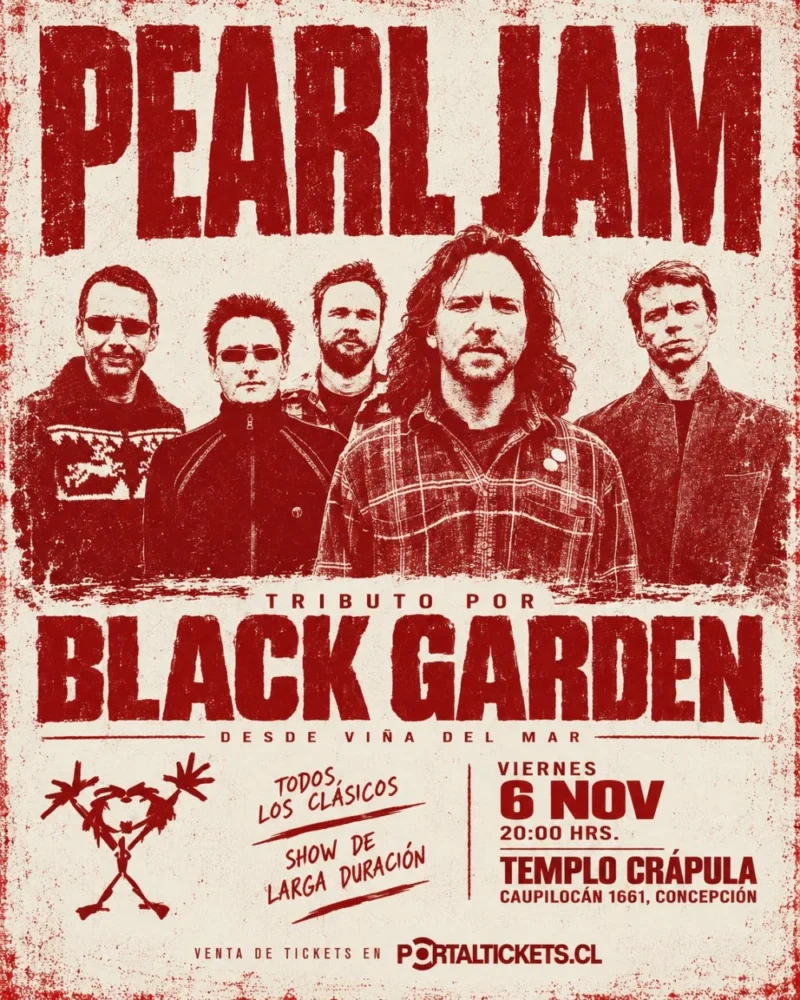Tributo Pearl Jam con Black Garden Desde Viña del Mar