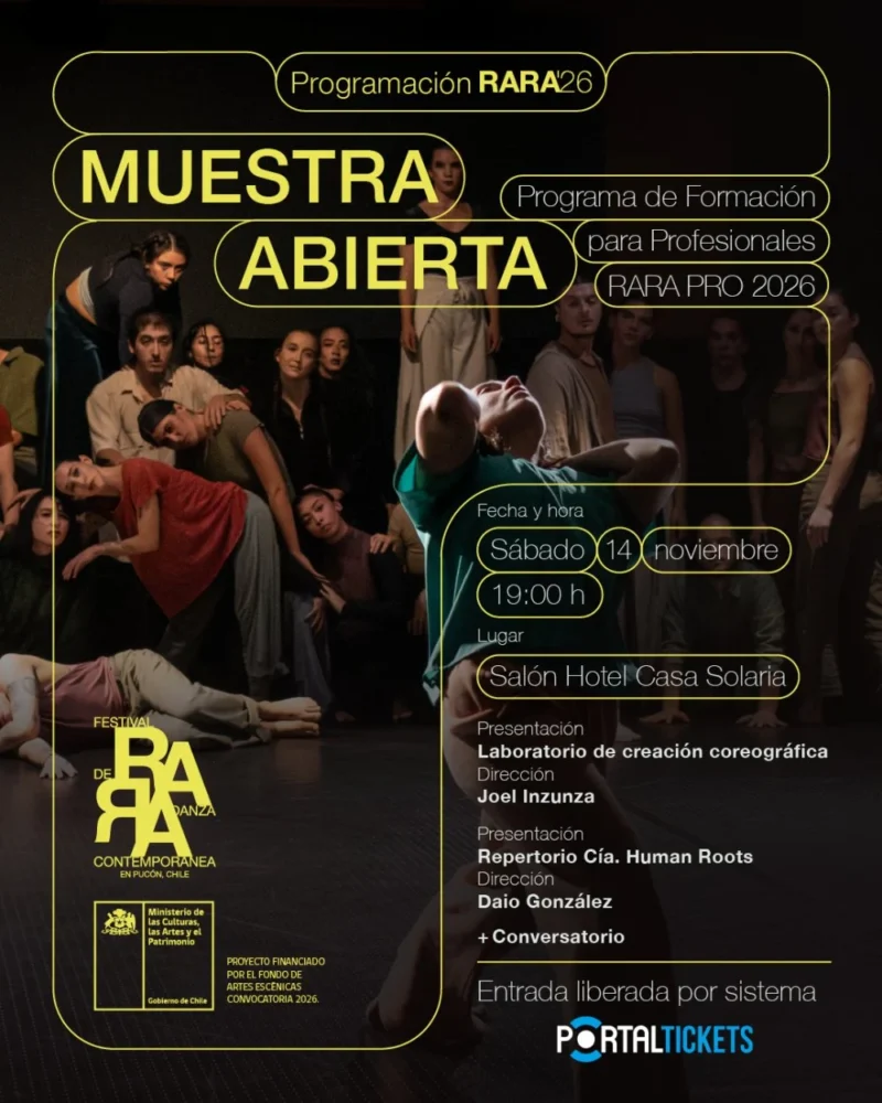 Festival Rara Pucón: Muestra Abierta al Público Rara Pro