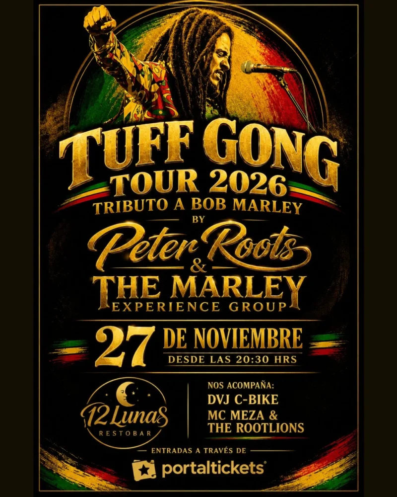 Tuff Gong Tour 2026 By Peter Roots & The Marley Experience Group