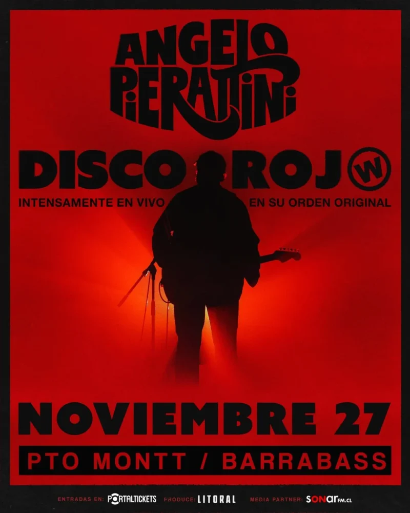 Angelo Pierattini – Disco Rojo en Vivo en Barrabass, Puerto Montt