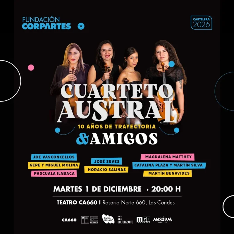 Concierto Cuarteto Austral y Amigos – CA660