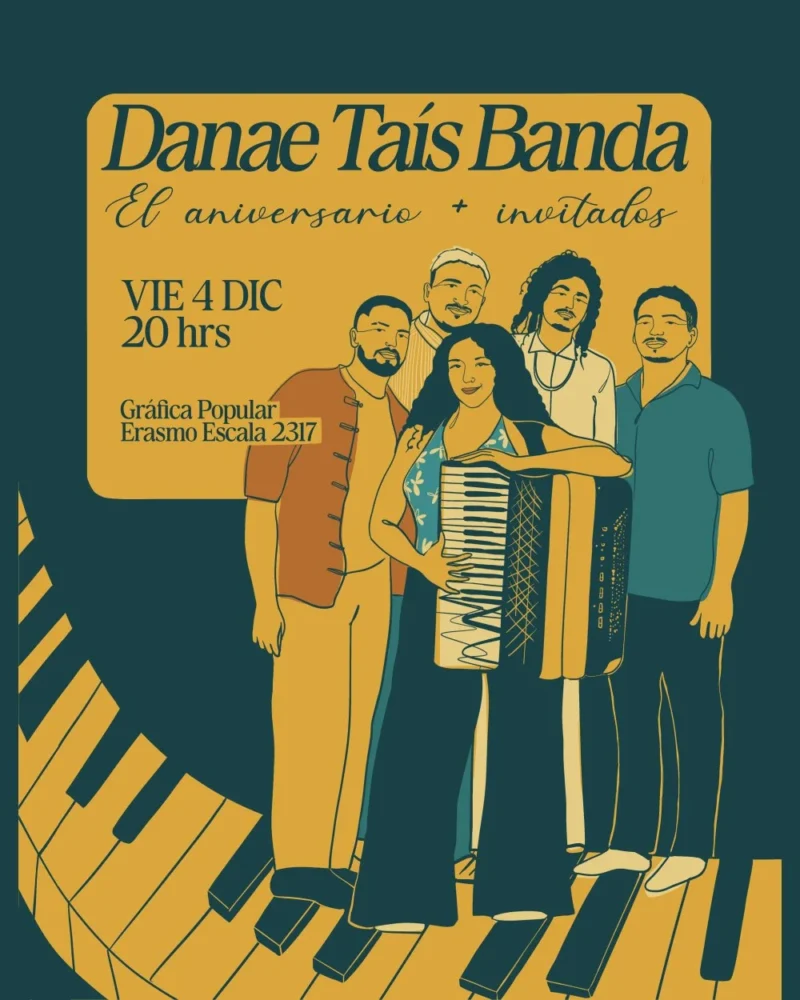 Danae Taís Banda el Aniversario