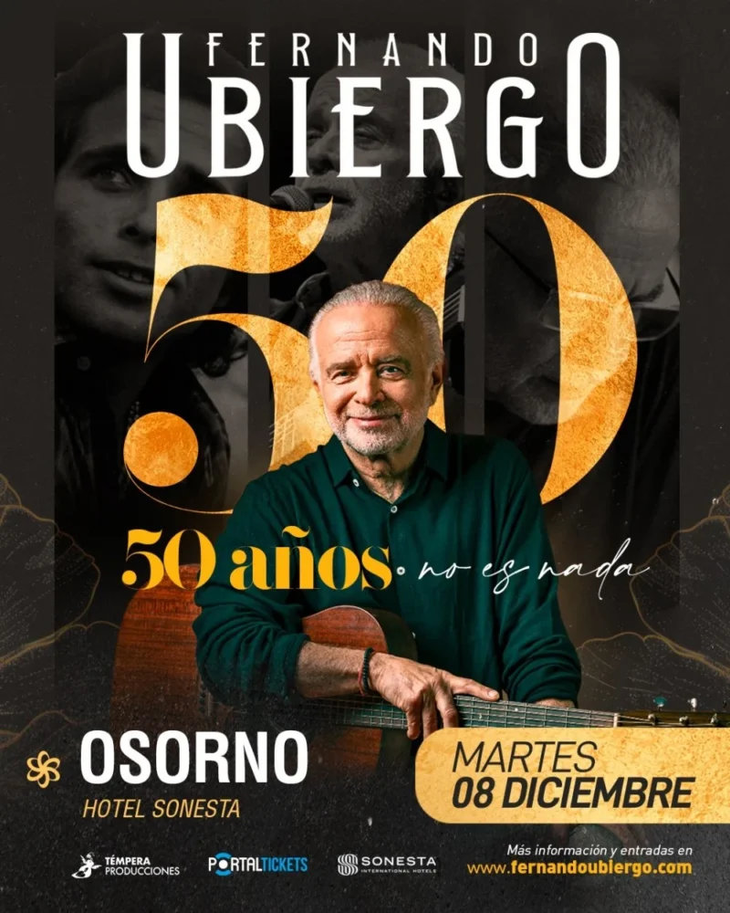 Fernando Ubiergo: 50 Años No Es Nada en Osorno