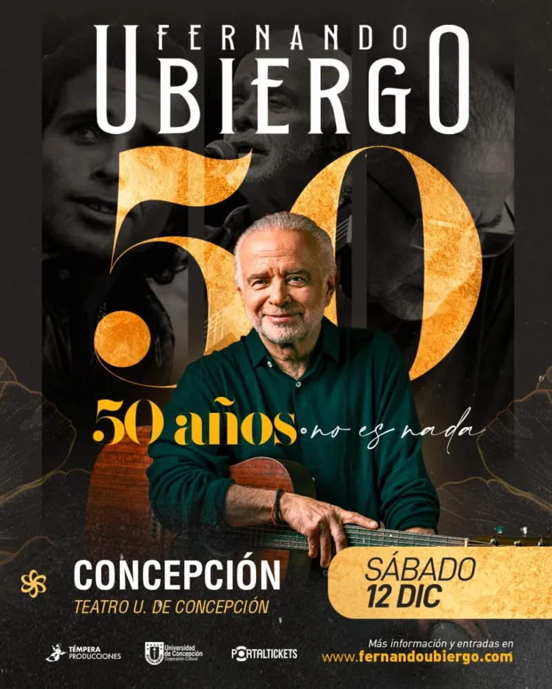 Fernando Ubiergo: 50 Años No Es Nada en Concepción
