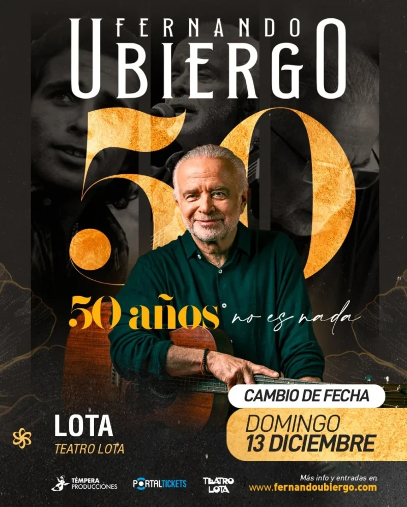 Fernando Ubiergo: 50 Años No Es Nada en Lota