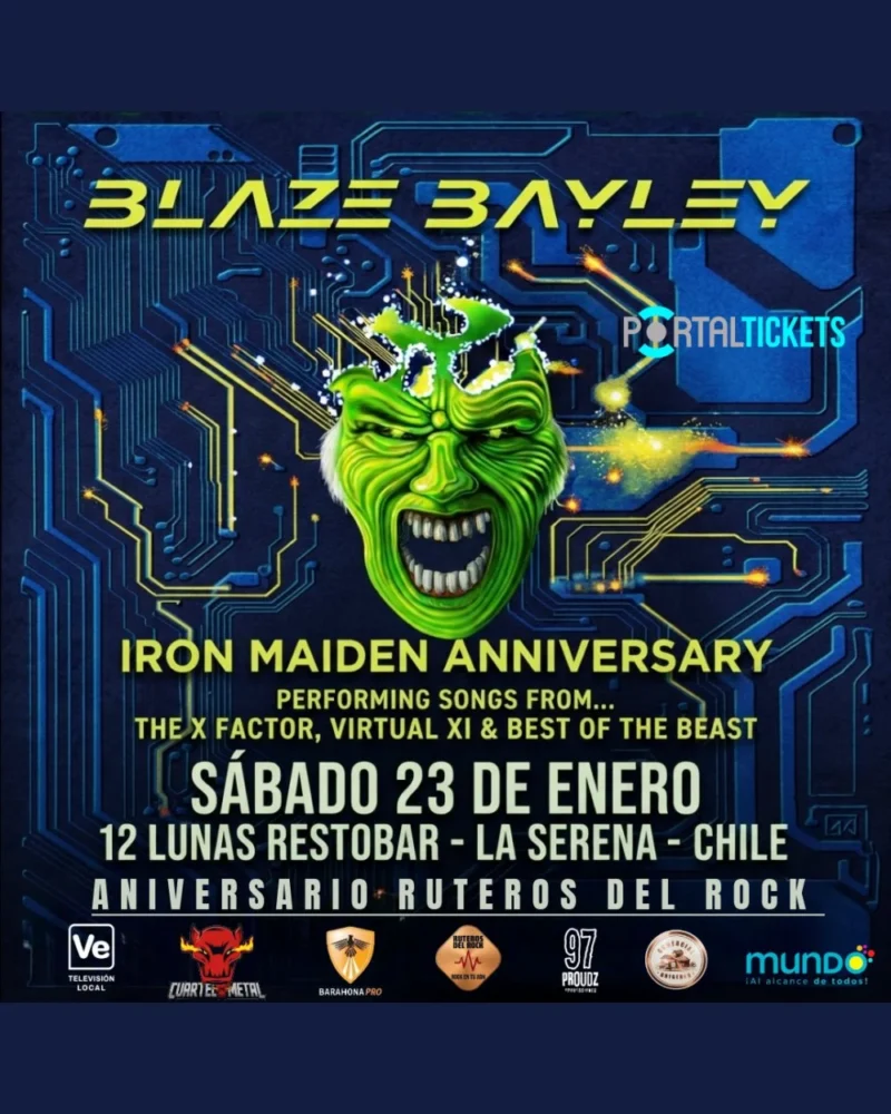 Blaze Bayley: Aniversario Iron Maiden Restobar