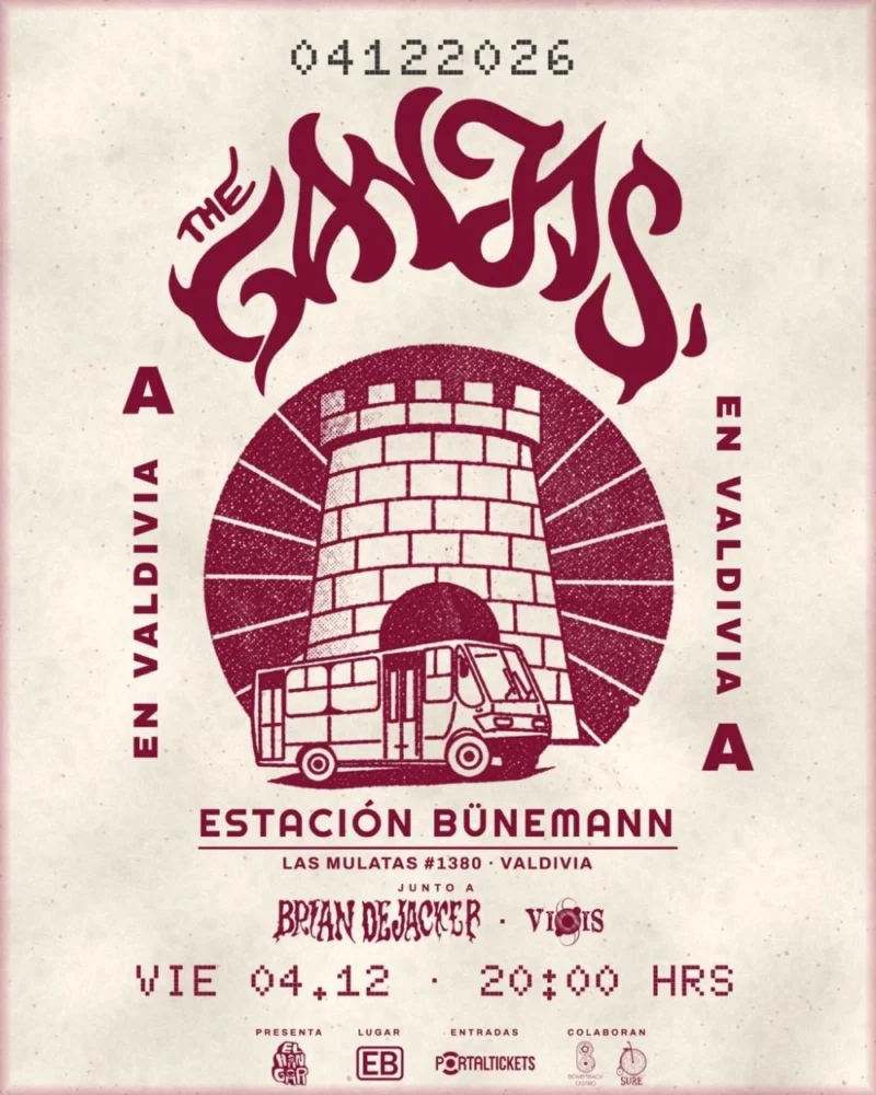 The Ganjas en Valdivia 2026
