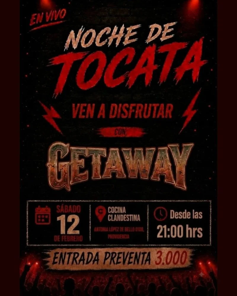 Noche de Tocata con Get Away