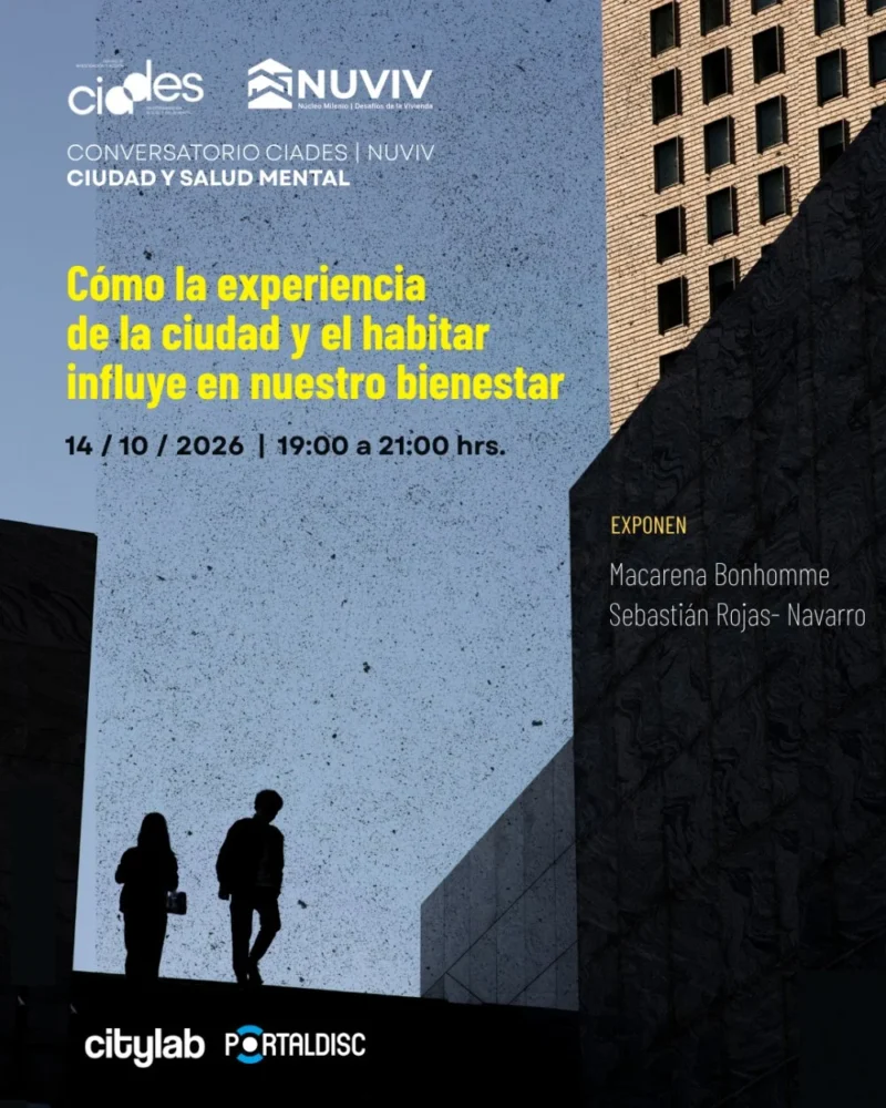 Conversatorio Ciades / Nuviv: Ciudad y Salud Mental