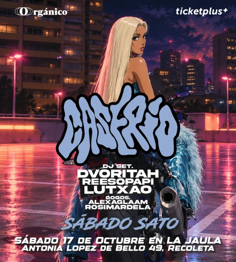 Sábado Sato – en Caserío Fiesta éste Sábado 17 de Octubre en La Jaula