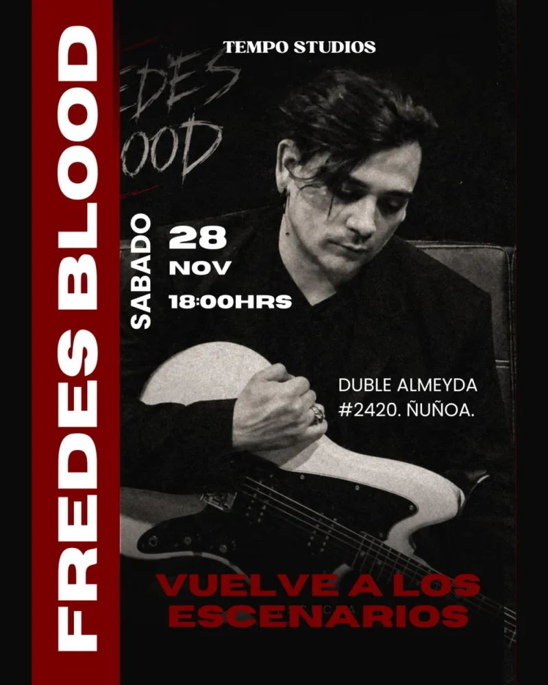 Fredes Blood en Tempo Studio