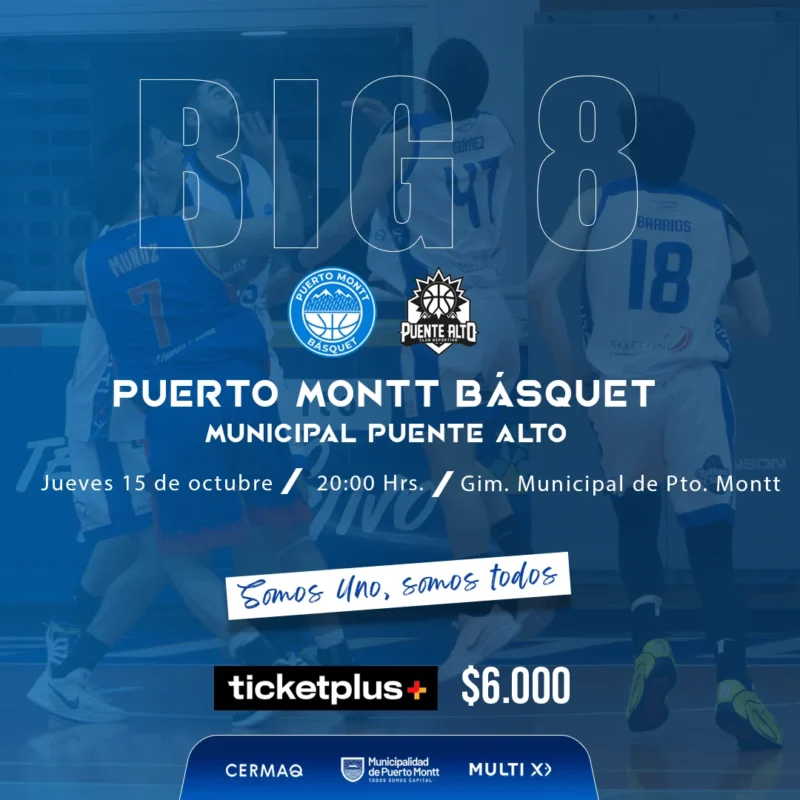 Puerto Montt Basquet Vs Puente Alto Liga Chery By Cecinas Llanquihue