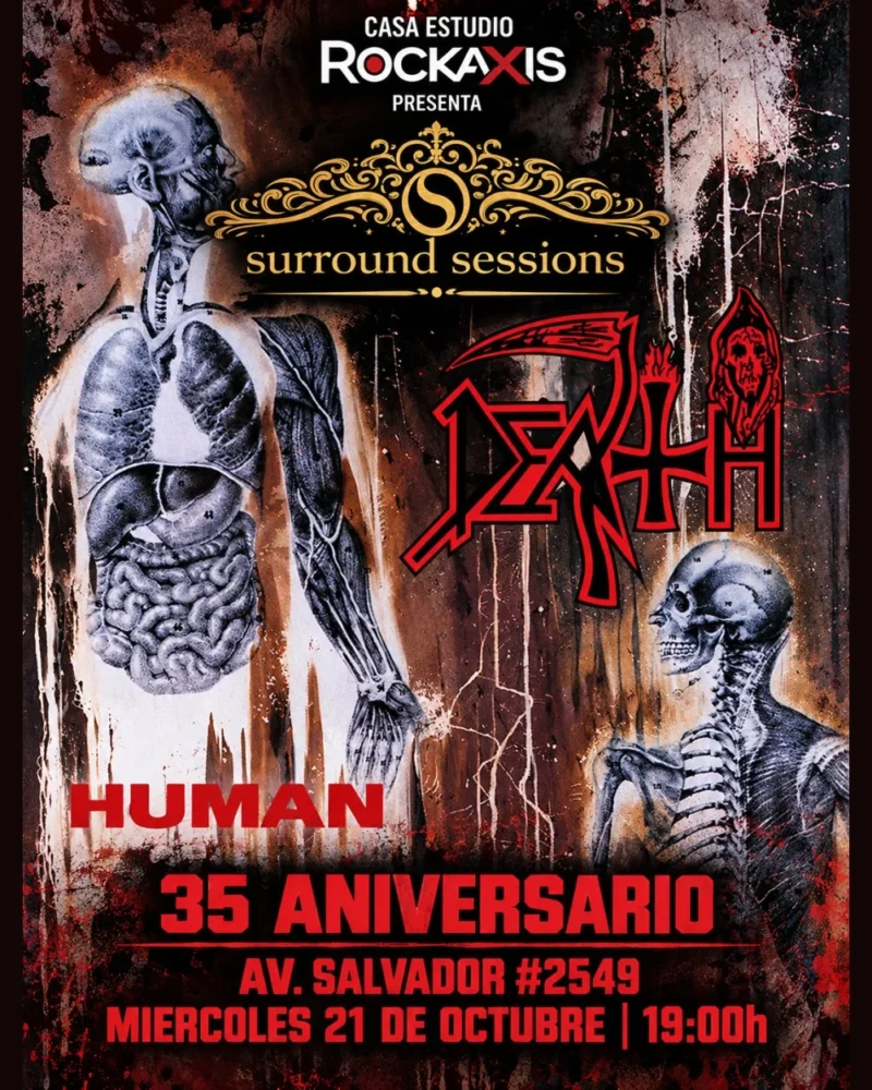 Surround Sessions: Death – Human 35 Años