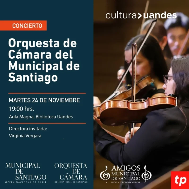 Concierto Orquesta de Cámara del Municipal de Santiago
