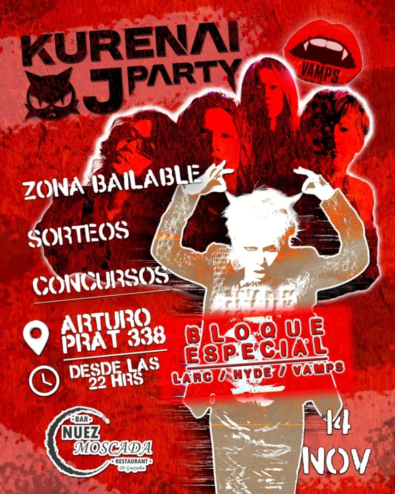 Kurenai J-Party: Especial de Hyde en Nuez Moscada