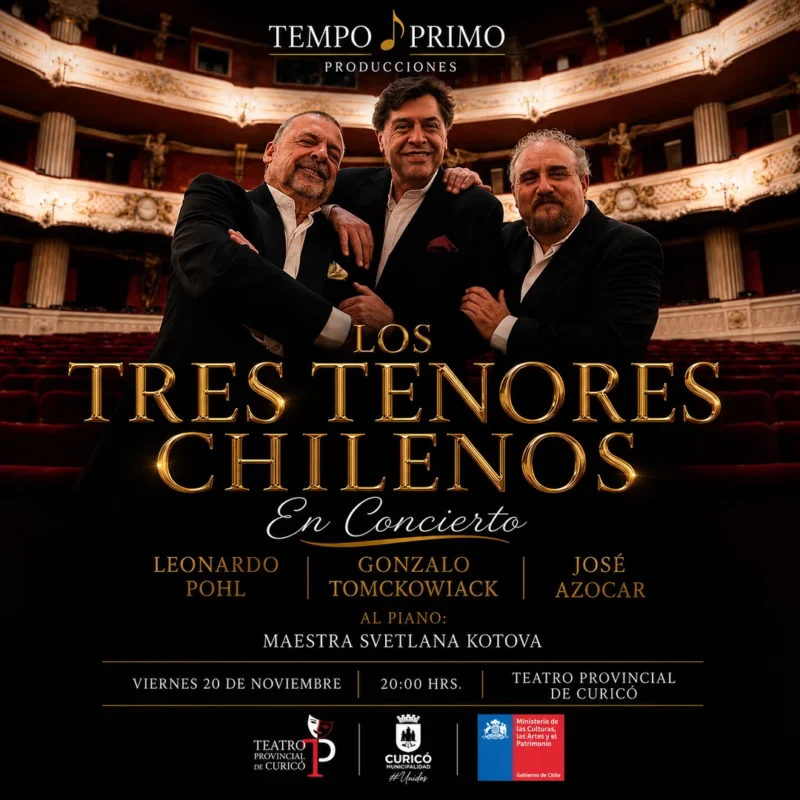 Los Tres Tenores Chilenos – en Concierto