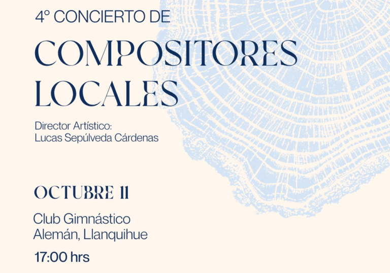 IV Concierto Compositores Locales en Llanquihue