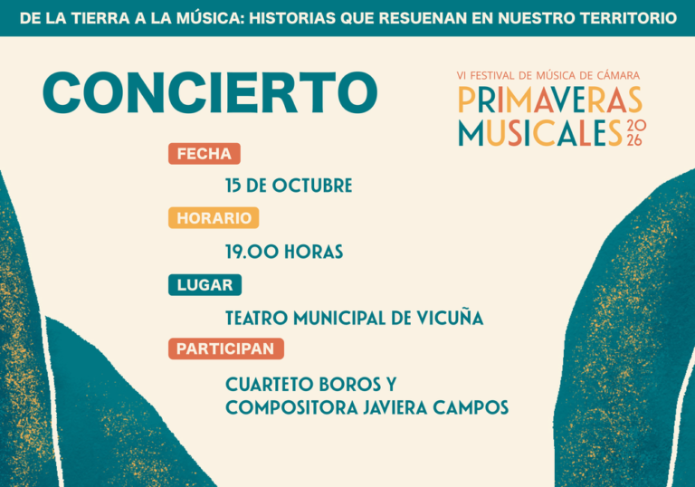 VI Festival de Música de Cámara Primaveras Musicales 2026