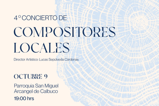 IV Concierto Compositores Locales en Calbuco