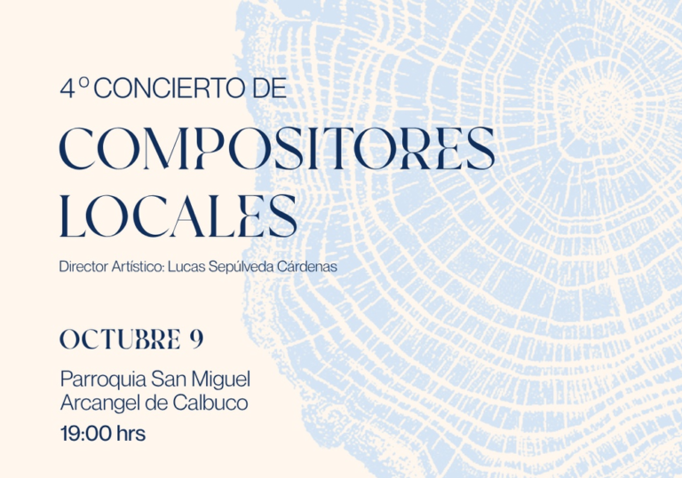 IV Concierto Compositores Locales en Calbuco