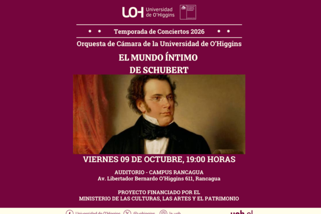 ''El mundo íntimo de Schubert'' en Rancagua