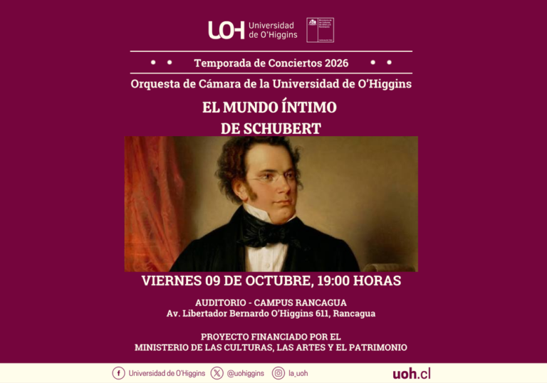 ''El mundo íntimo de Schubert'' en Rancagua