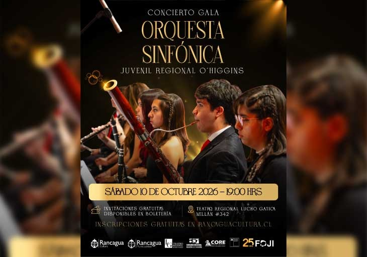 Concierto de Gala Orquesta Sinfónica Juvenil Regional O'Higgins