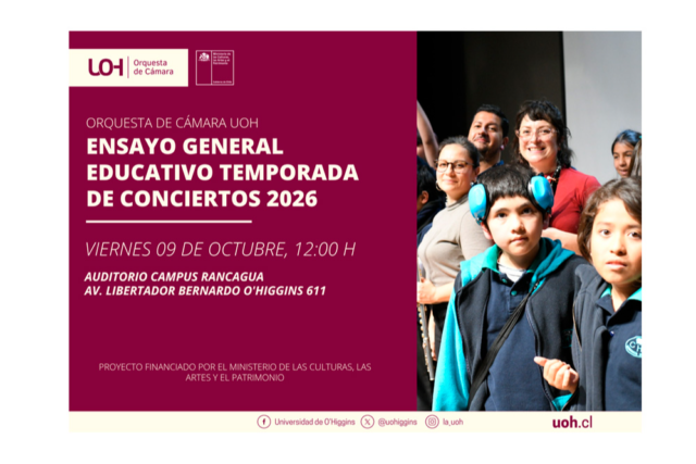 Ensayo Educativo ''El mundo íntimo de Schubert'' en Rancagua