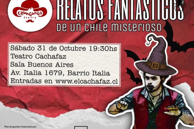 Ciclo de teatro-Relatos Fantásticos-Sabado 31 de Octubre 19:30 hrs