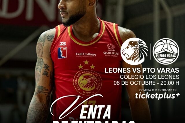 CDC Los Leones vs Puerto Varas Basket – Liga Chery by Cecinas LLanquihue