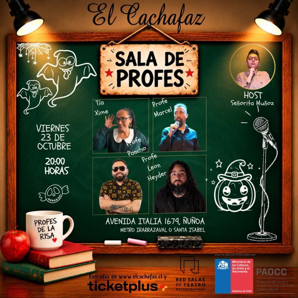 Show de stand up-Sala de Profes-Viernes 23 de Octubre 20 hrs