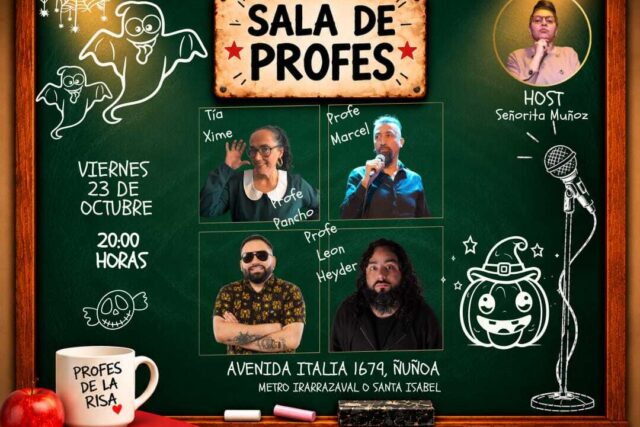 Show de stand up-Sala de Profes-Viernes 23 de Octubre 20 hrs