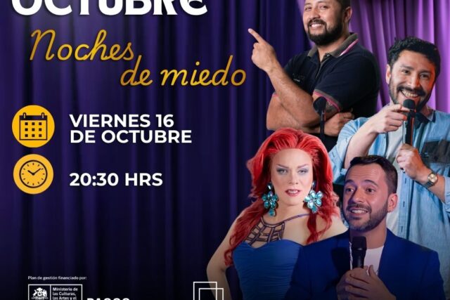 Show de Stand up-Noches de miedo – Sabado 16 Octubre 20:30hrs