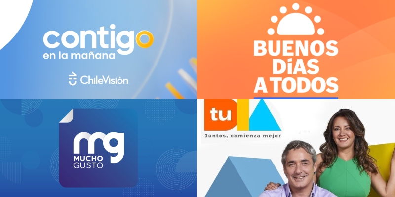 Rating matinal: Mega arrasa, Canal 13 vence a CHV y TVN queda último