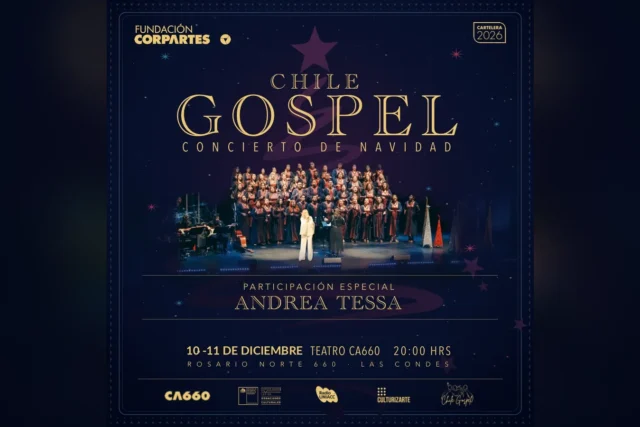 Concierto Navidad Chile Gospel – Teatro CA660 Santiago