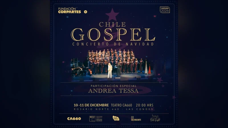 Concierto Navidad Chile Gospel – Teatro CA660 Santiago