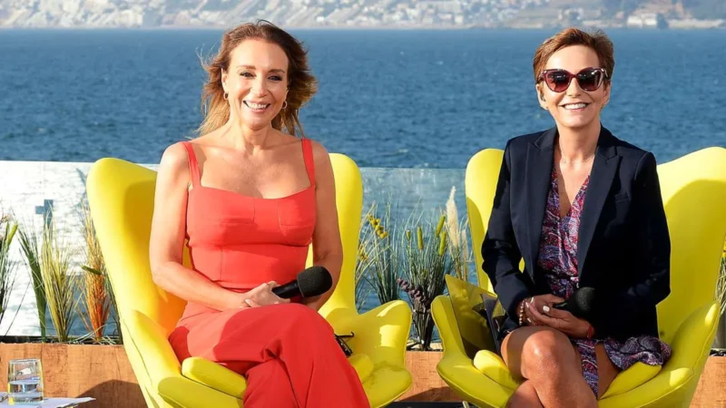 Karen Doggenweiler se topa con Georgina Rodríguez en París durante concierto de Céline Dion