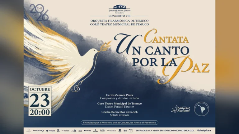 Concierto VIII Orquesta Filarmónica de Temuco: Un Canto por la Paz
